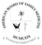 American Board of Family Medicine certification badge