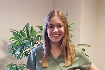 nurse Katelynn Chamberlin of The Bozeman Clinic