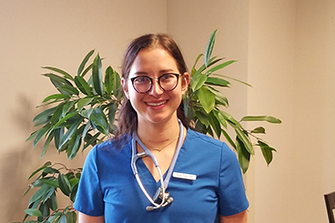 nurse Katelynn Chamberlin of The Bozeman Clinic