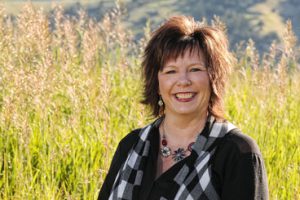 Bozeman Clinic receptionist Lisa Hinchman outside in Bozeman, MT