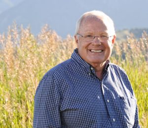 David McLaughlin, M.D. outside Bozeman Clinic in Bozeman, MT