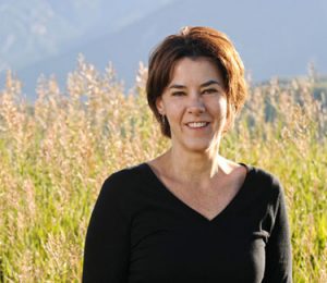 Christine Mitchell, M.D. outside Bozeman Clinic in Bozeman, MT