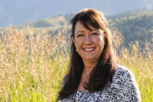 Bozeman Clinic receptionist Sandra Sales outside in Bozeman, MT