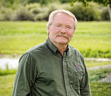 Larry Sonnenberg, M.D. outside Bozeman Clinic in Bozeman, MT