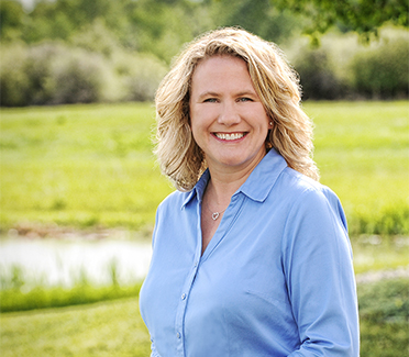 Heather Wheeler, M.D. outside Bozeman Clinic in Bozeman, MT